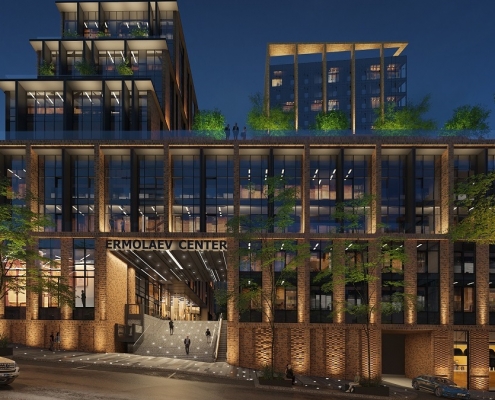 МФК «Ermolaev Center», Проектирование автоматических систем пожарной безопасности